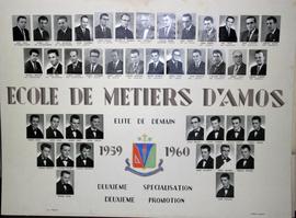 École des Arts et Métiers : mosaïque « 2ème Spécialisation 2ème Promotion 1959-1960 ».